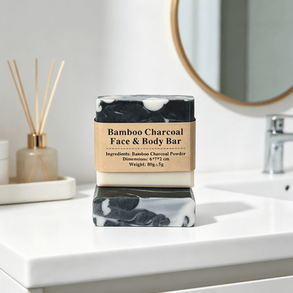 Bamboo Charcoal Face & Body Bar - Elsvart