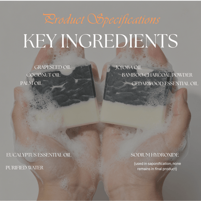 Bamboo Charcoal Face & Body Bar - Elsvart