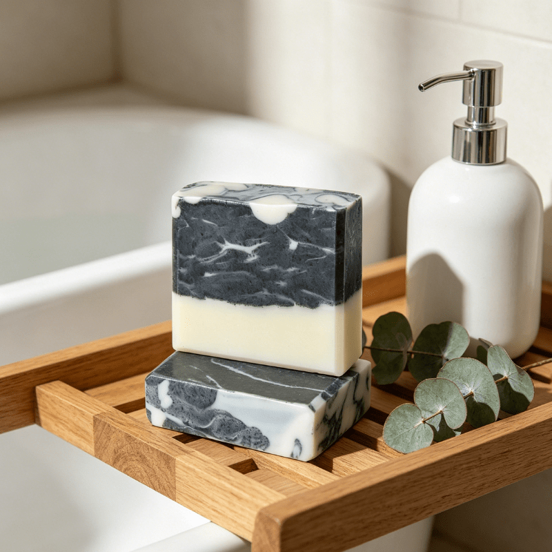 Bamboo Charcoal Face & Body Bar - Elsvart