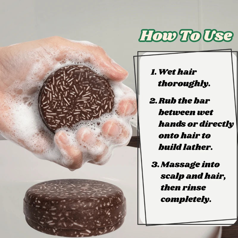 Black Glutinous Rice Shampoo Bar - Elsvart