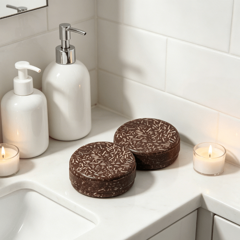 Black Glutinous Rice Shampoo Bar - Elsvart