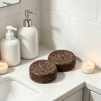 Black Glutinous Rice Shampoo Bar - Elsvart