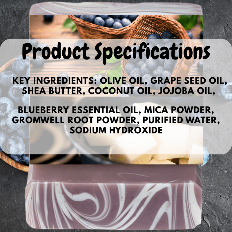 Blueberry Face & Body Bar - Elsvart