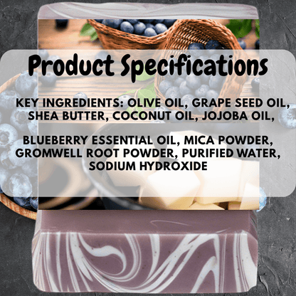 Blueberry Face & Body Bar - Elsvart
