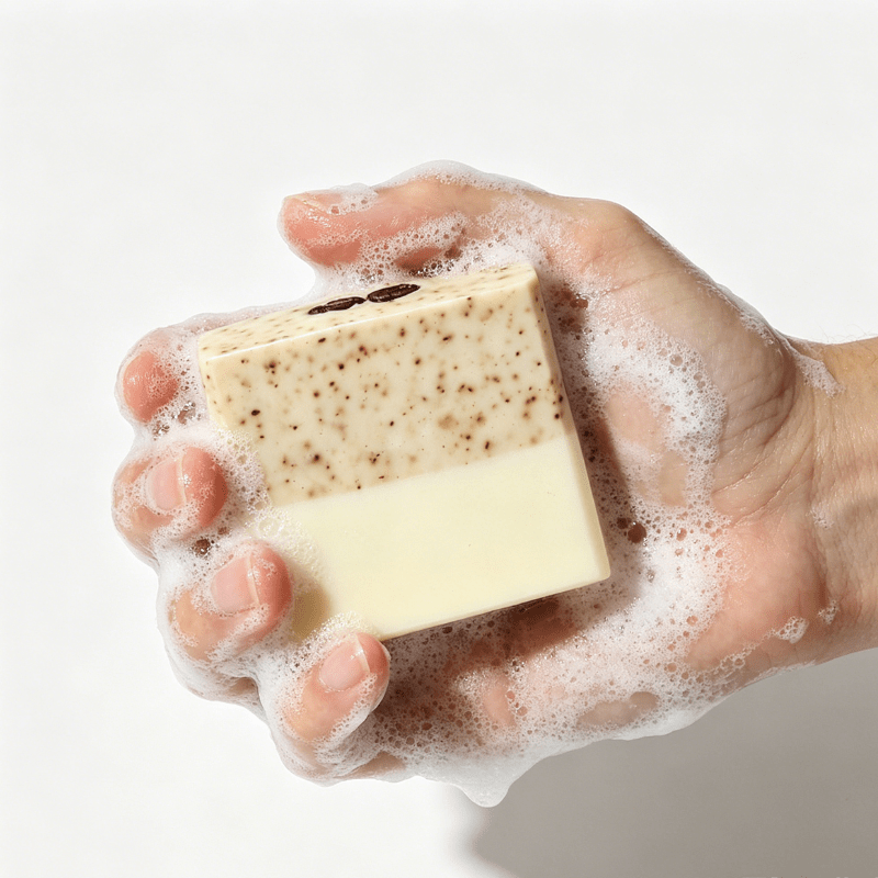 Coffee Ground Face & Body Bar - Elsvart