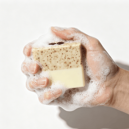 Coffee Ground Face & Body Bar - Elsvart