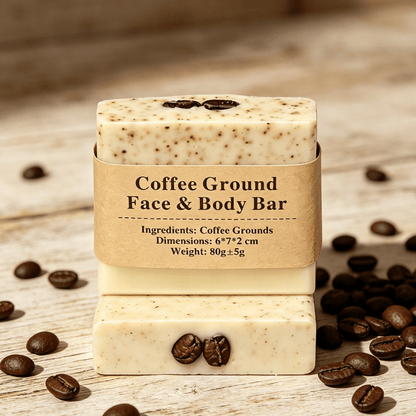 Coffee Ground Face & Body Bar - Elsvart