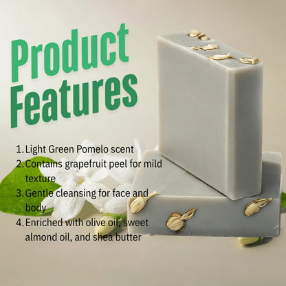 Green Pomelo Face & Body Bar - Elsvart
