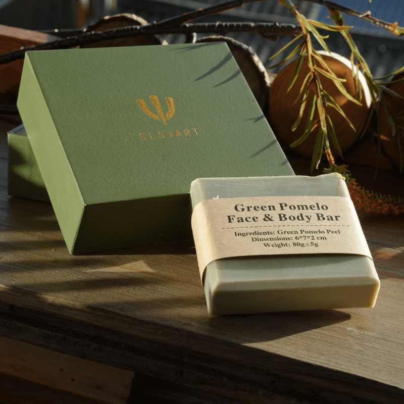Green Pomelo Face & Body Bar - Elsvart