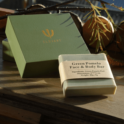 Green Pomelo Face & Body Bar - Elsvart
