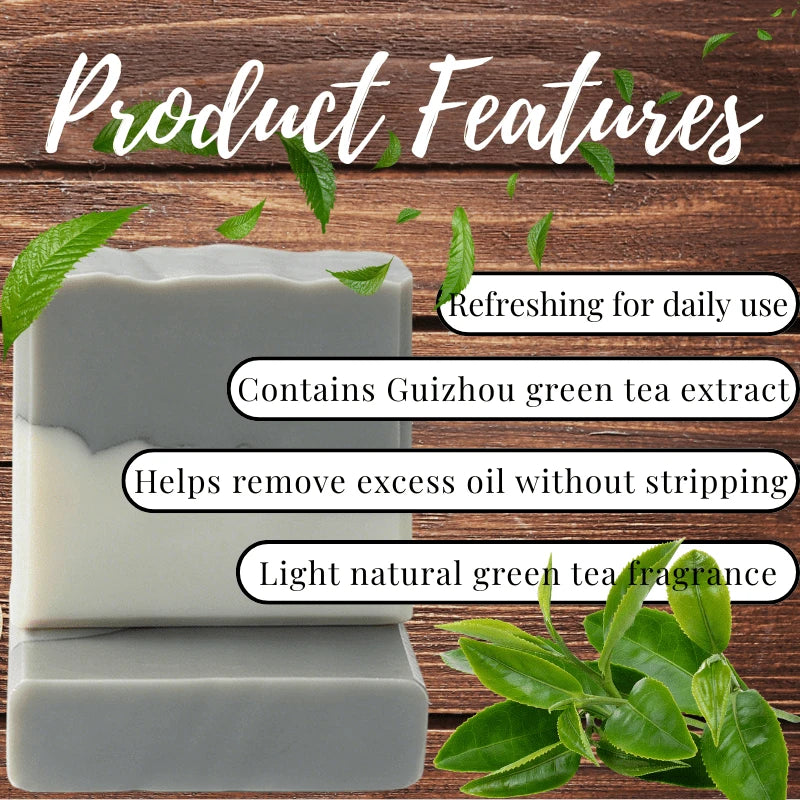 Green Tea Face & Body Bar - Elsvart