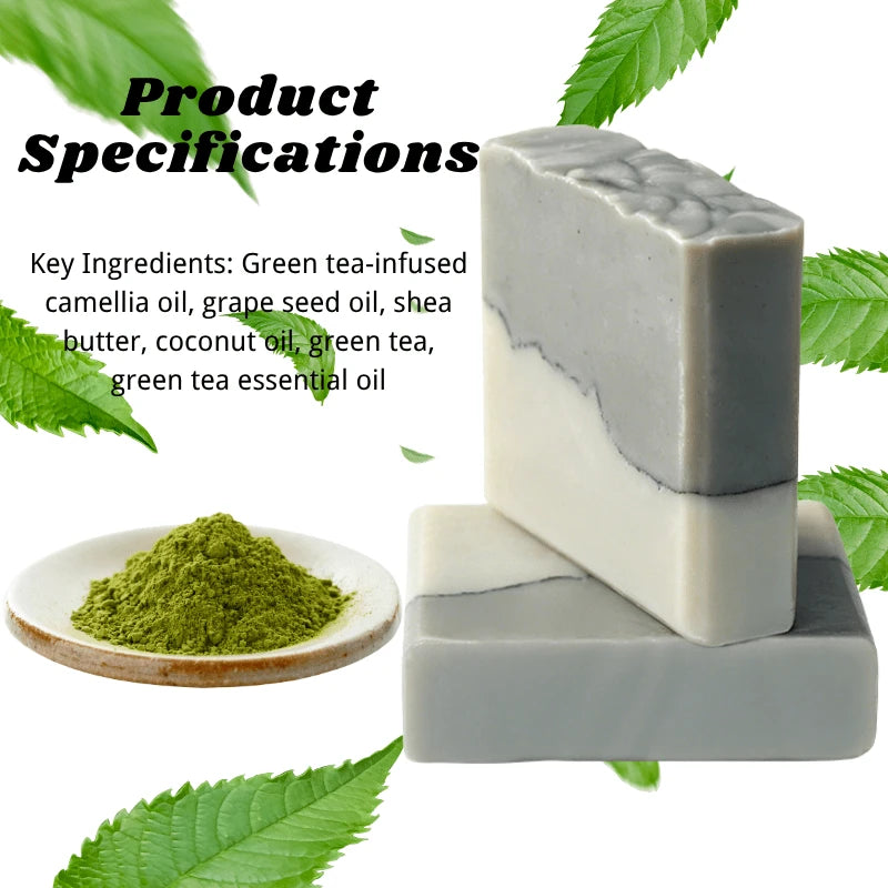 Green Tea Face & Body Bar - Elsvart