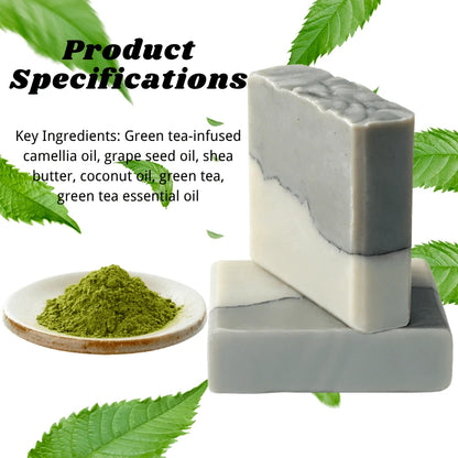Green Tea Face & Body Bar - Elsvart