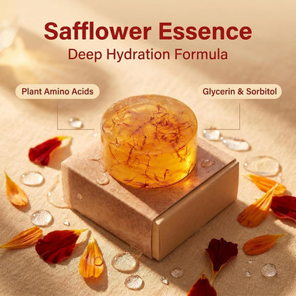 Natural Safflower Flower Extract Cleansing Bar