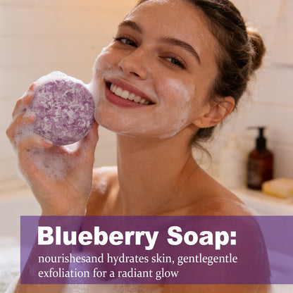 Blueberry Soap Bar for Face & Body