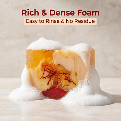 Natural Safflower Flower Extract Cleansing Bar