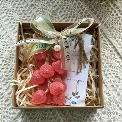 Strawberry Soap&Grape Handmade Juicy Suds FruitSoap on a Rope