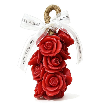 Rose Soap on Rope Cute Shaped Handwashing Grapes Soap Bar