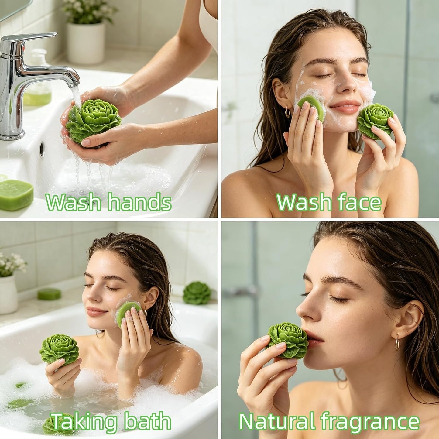 Lavender Scented Natural Soap Bars for Women