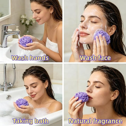 Lavender Scented Natural Soap Bars for Women