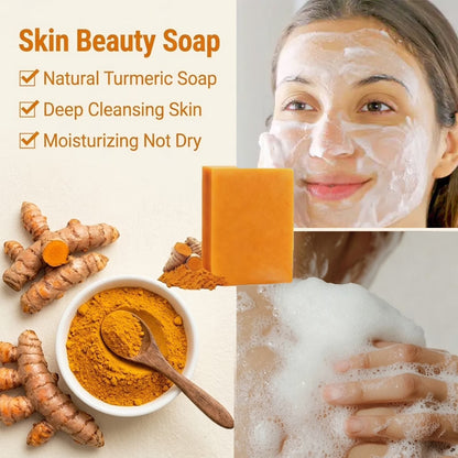 Organic Turmeric Natural Face Wash Soap