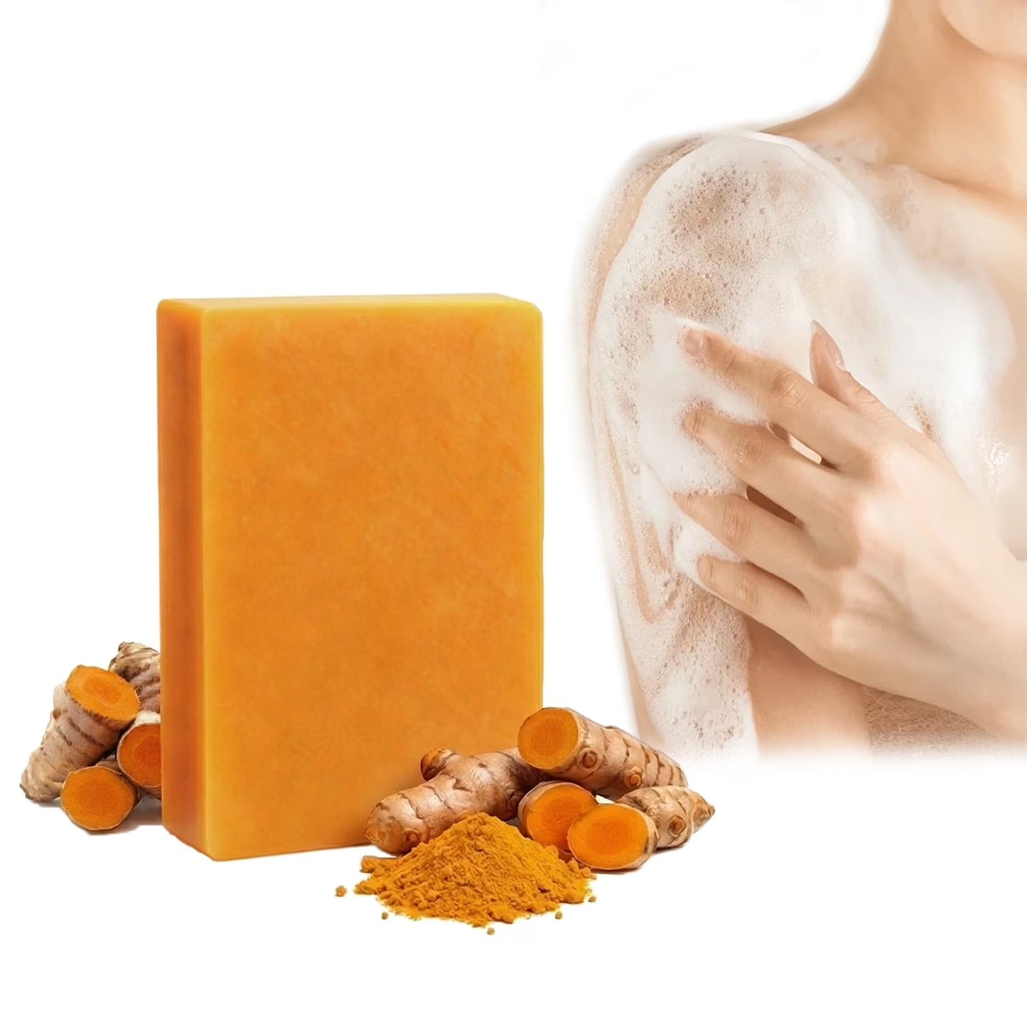 Organic Turmeric Natural Face Wash Soap