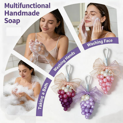 Novelty Hanging Grape Soap Shaped Handwashing