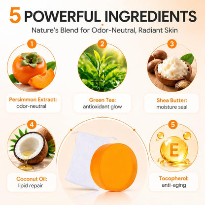 Persimmon Soap Bar 3 Pack