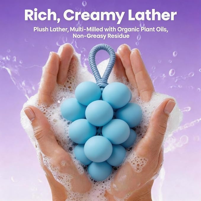 Novelty Hanging Grape Soap Shaped Handwashing