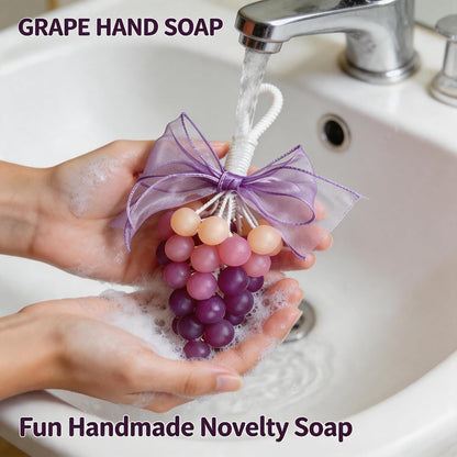 Novelty Hanging Grape Soap Shaped Handwashing