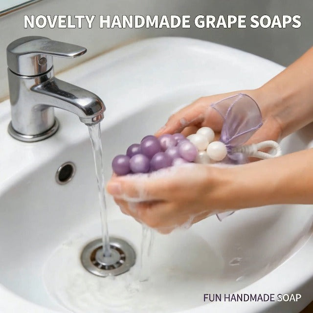 Novelty Hanging Grape Soap Shaped Handwashing