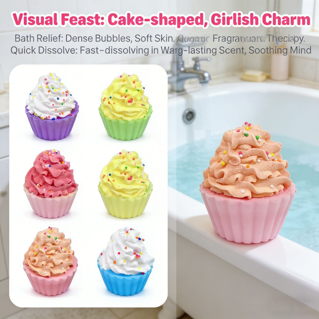 Scented Cupcake Bath Bomb