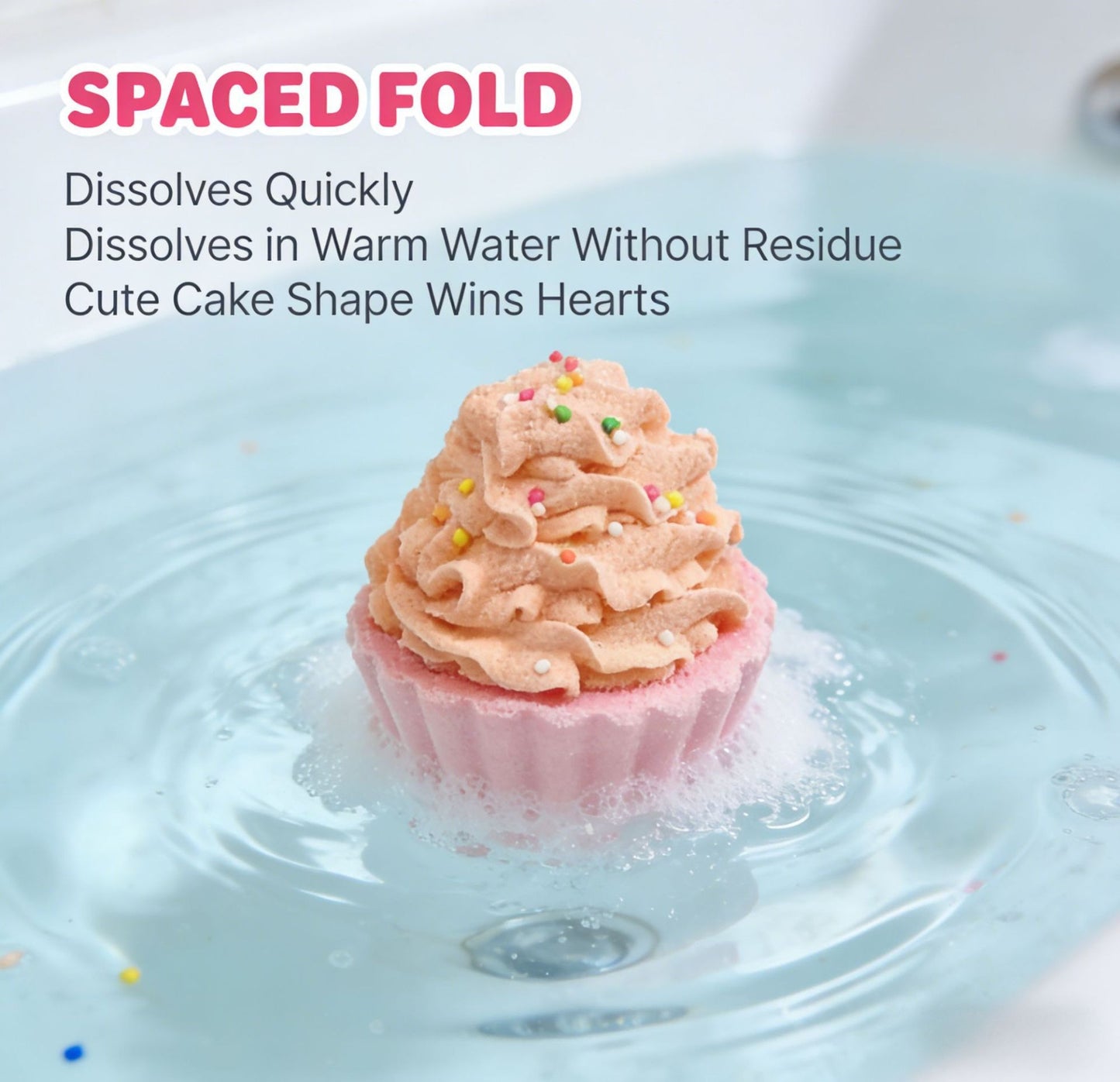 Scented Cupcake Bath Bomb