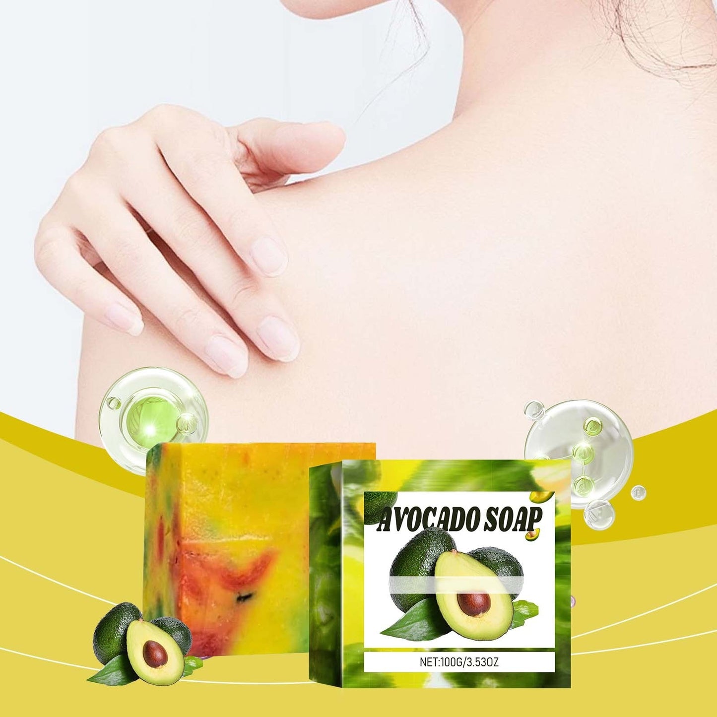 Wood Oil Fruit Soap Bar for All Skin Types