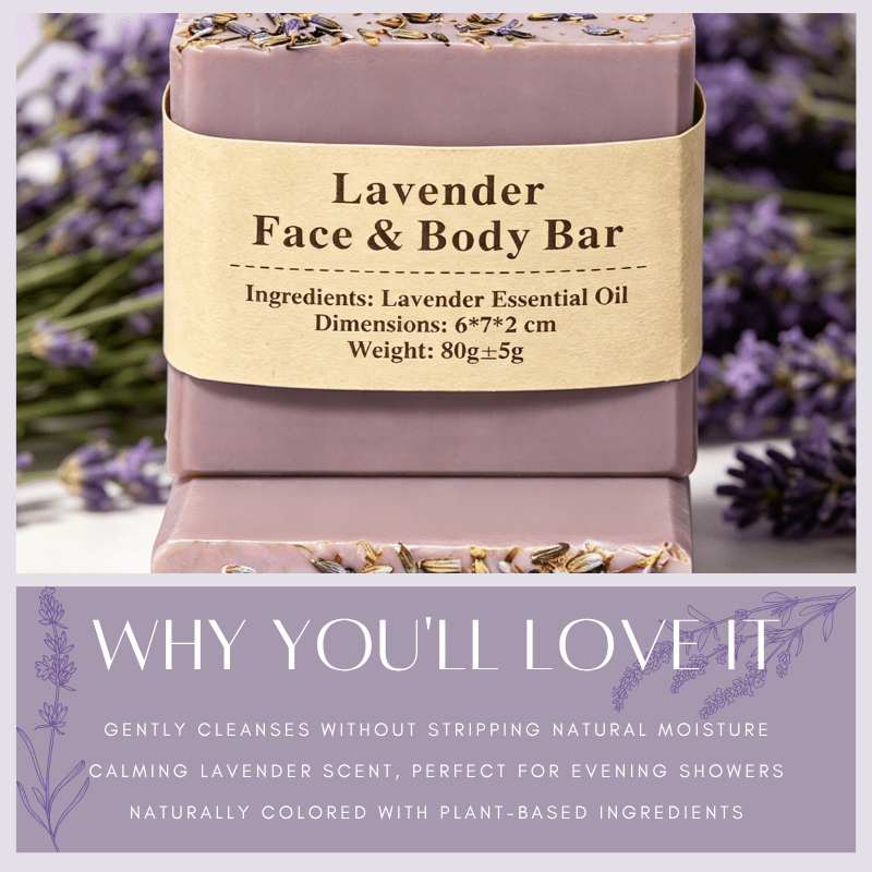 Lavender Face & Body Bar - Elsvart