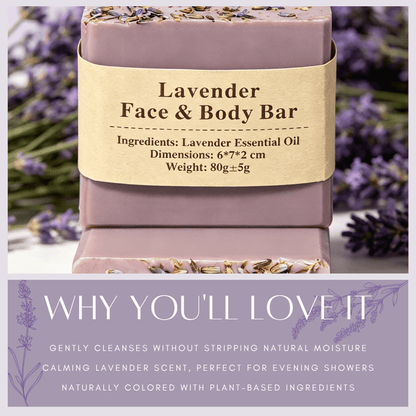 Lavender Face & Body Bar - Elsvart