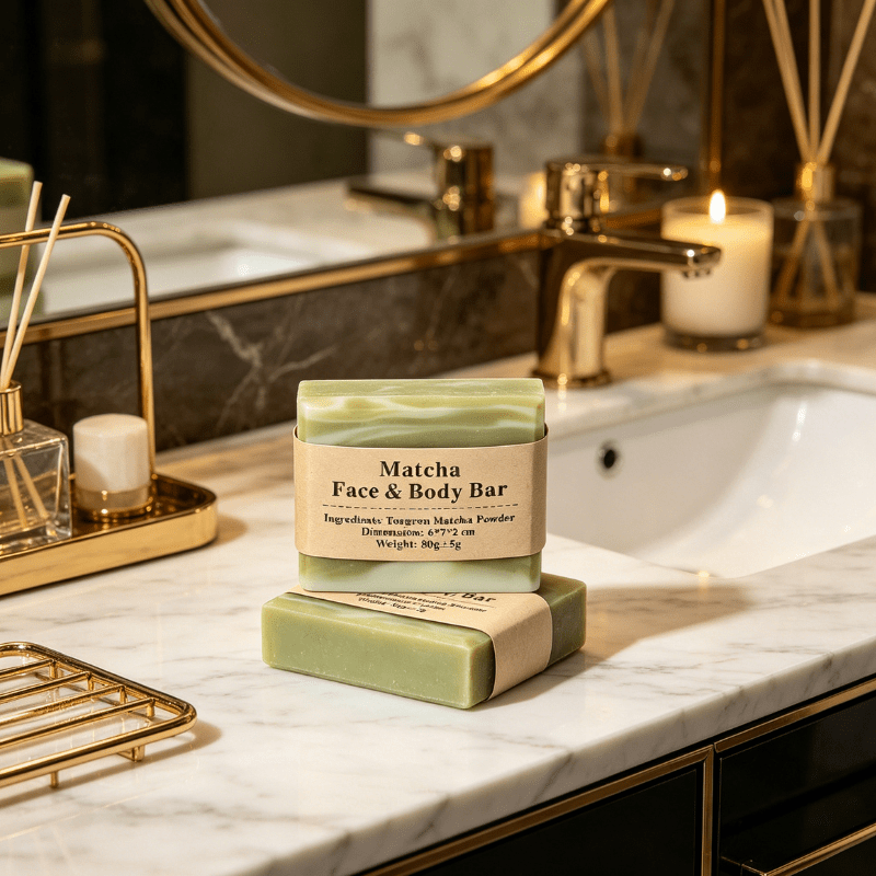 Matcha Face & Body Bar - Elsvart