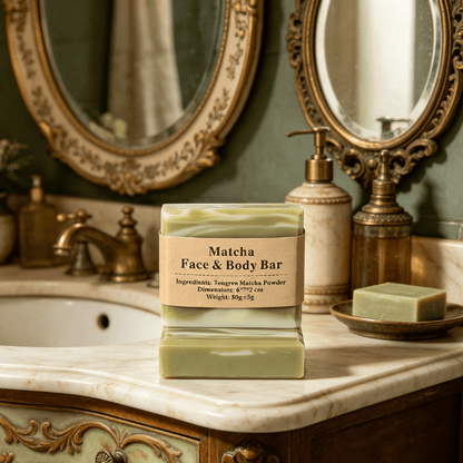 Matcha Face & Body Bar - Elsvart