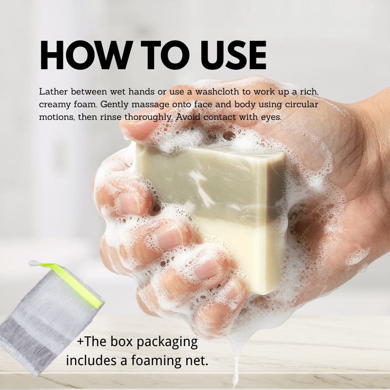 Peppermint & Goat Milk Face & Body Bar - Elsvart