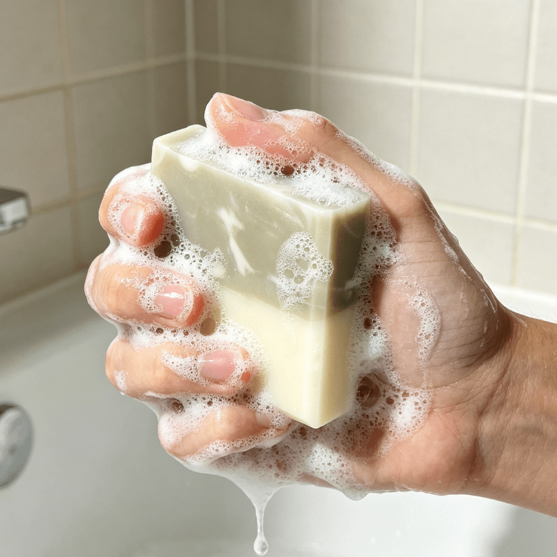 Peppermint & Goat Milk Face & Body Bar - Elsvart