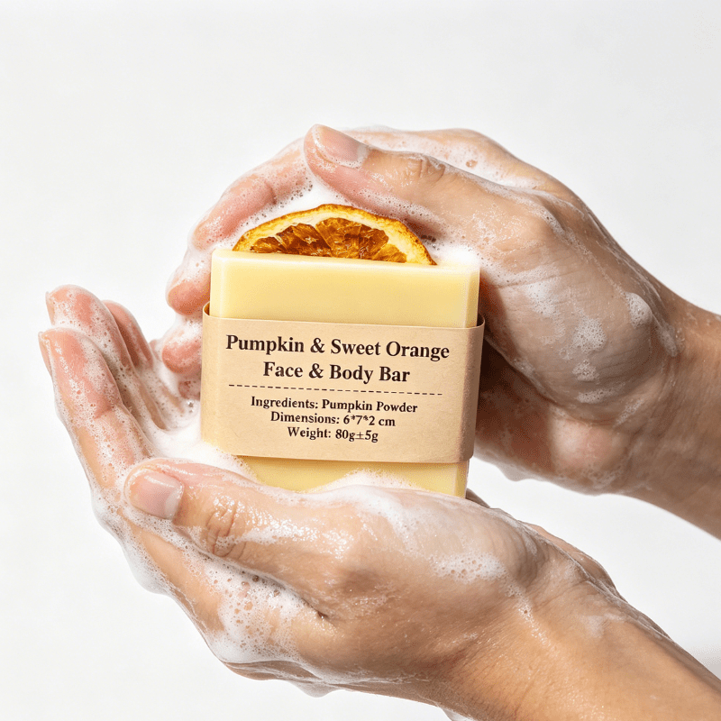 Pumpkin & Sweet Orange Face & Body Bar - Elsvart