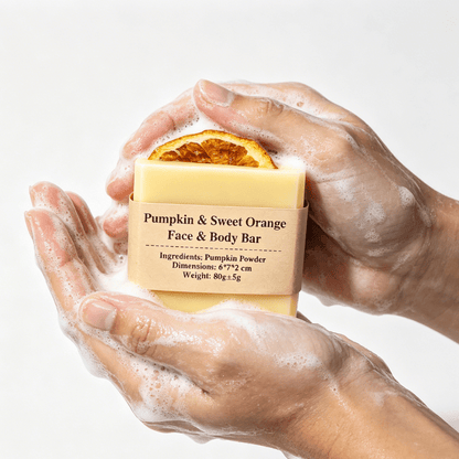 Pumpkin & Sweet Orange Face & Body Bar - Elsvart
