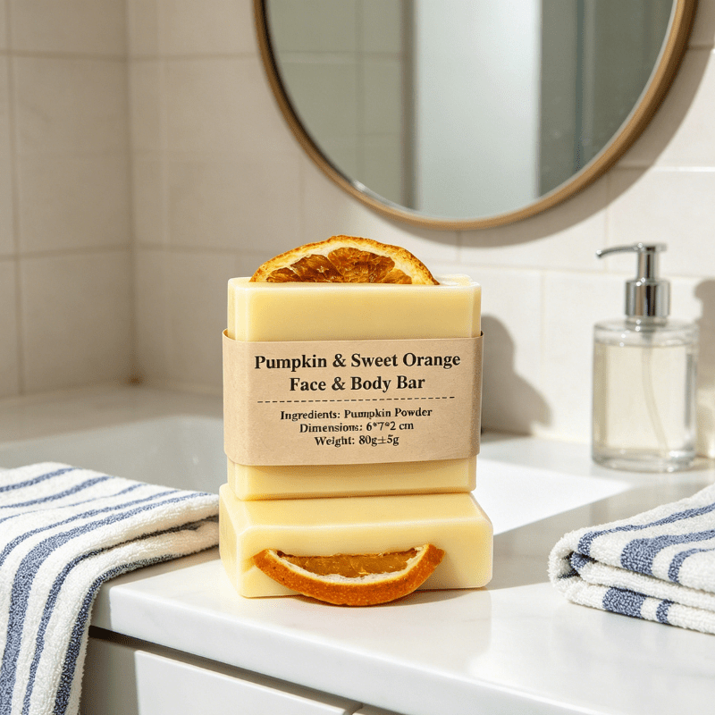 Pumpkin & Sweet Orange Face & Body Bar - Elsvart