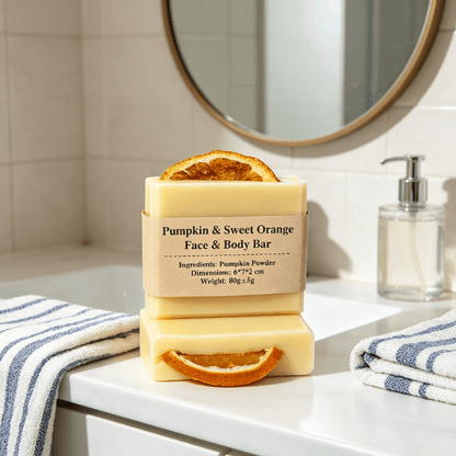 Pumpkin & Sweet Orange Face & Body Bar - Elsvart