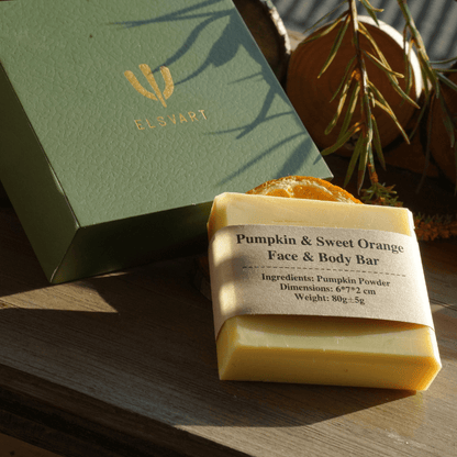 Pumpkin & Sweet Orange Face & Body Bar - Elsvart