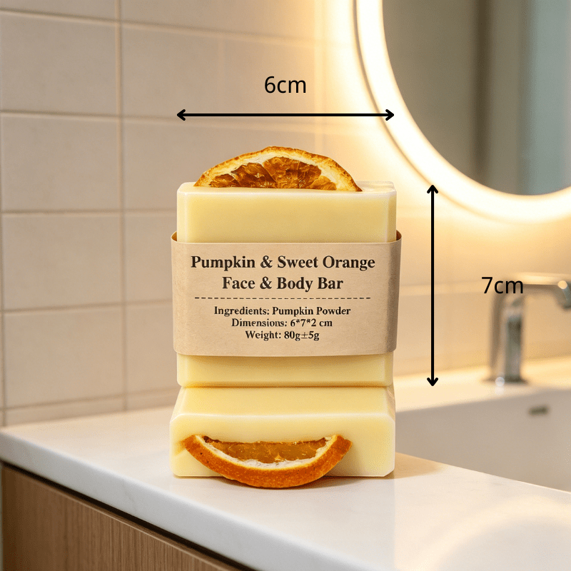 Pumpkin & Sweet Orange Face & Body Bar - Elsvart