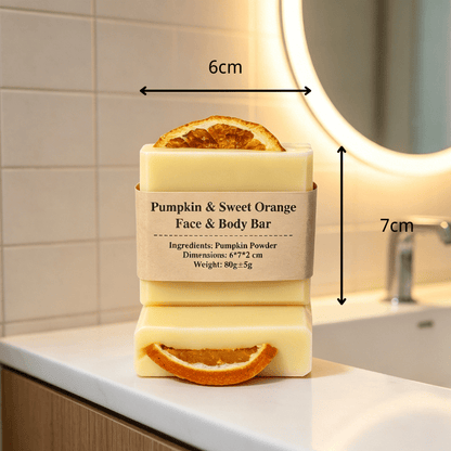 Pumpkin & Sweet Orange Face & Body Bar - Elsvart