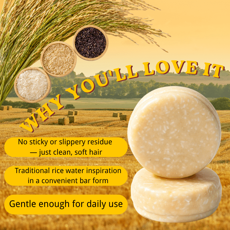 Rice Water Shampoo Bar - Elsvart