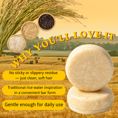 Rice Water Shampoo Bar - Elsvart