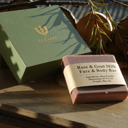 Rose & Goat Milk Face & Body Bar - Elsvart